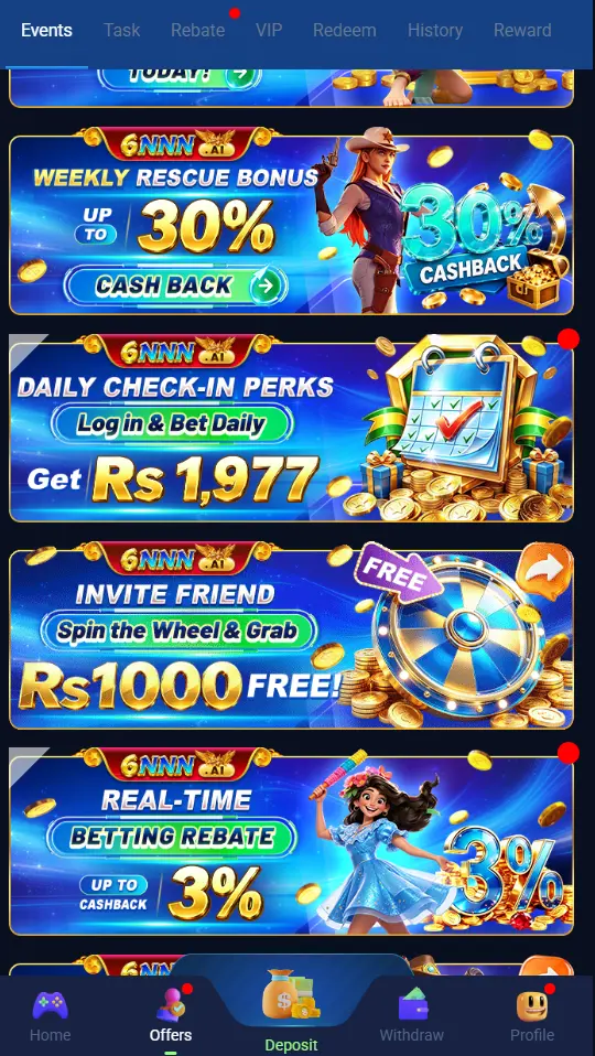 6 nnn game rewards and bonuses